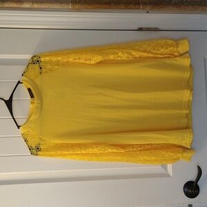 Miholl yellow blouse Size Large